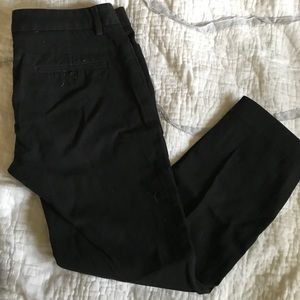 Gap slim cropped black pants - 6